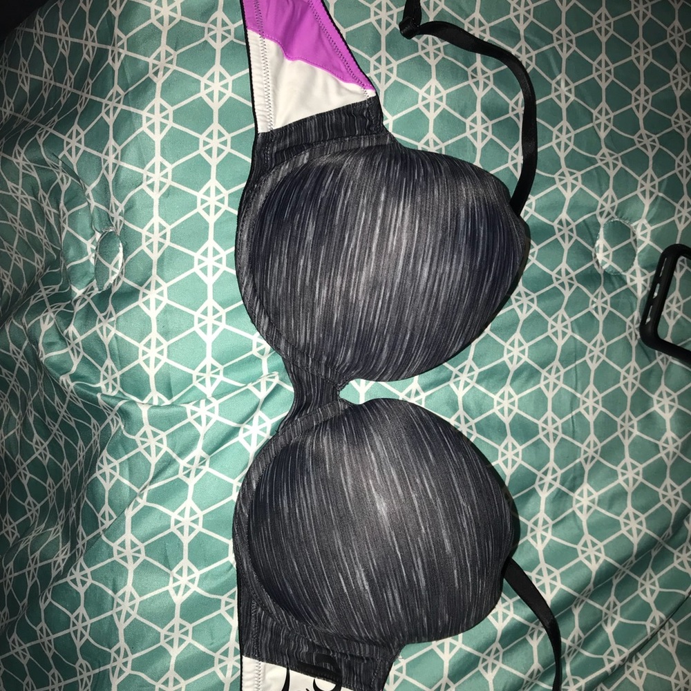 Pink push up bra